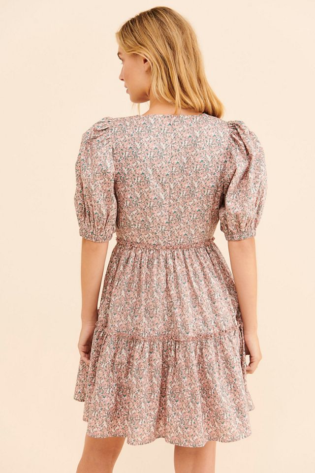 English Factory Floral Puff Sleeve Mini Dress #1