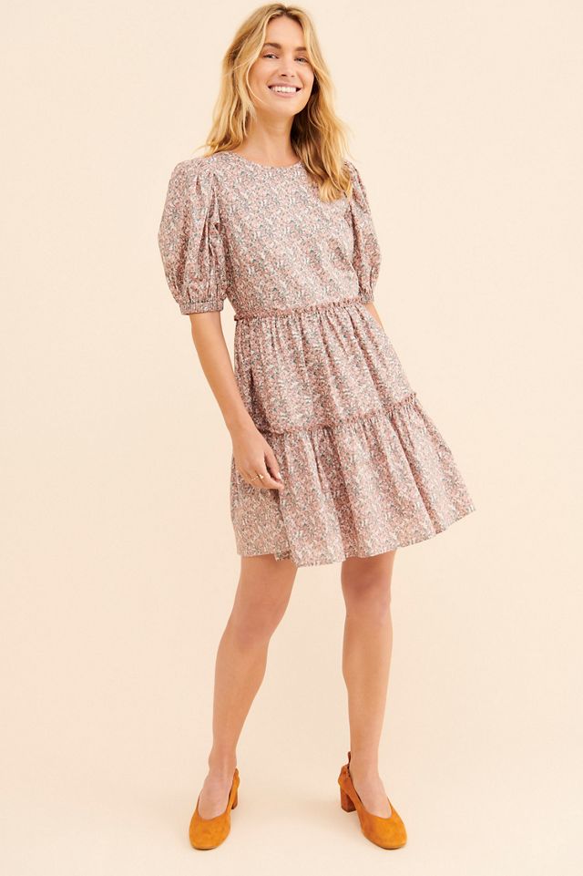 English Factory Floral Puff Sleeve Mini Dress #3
