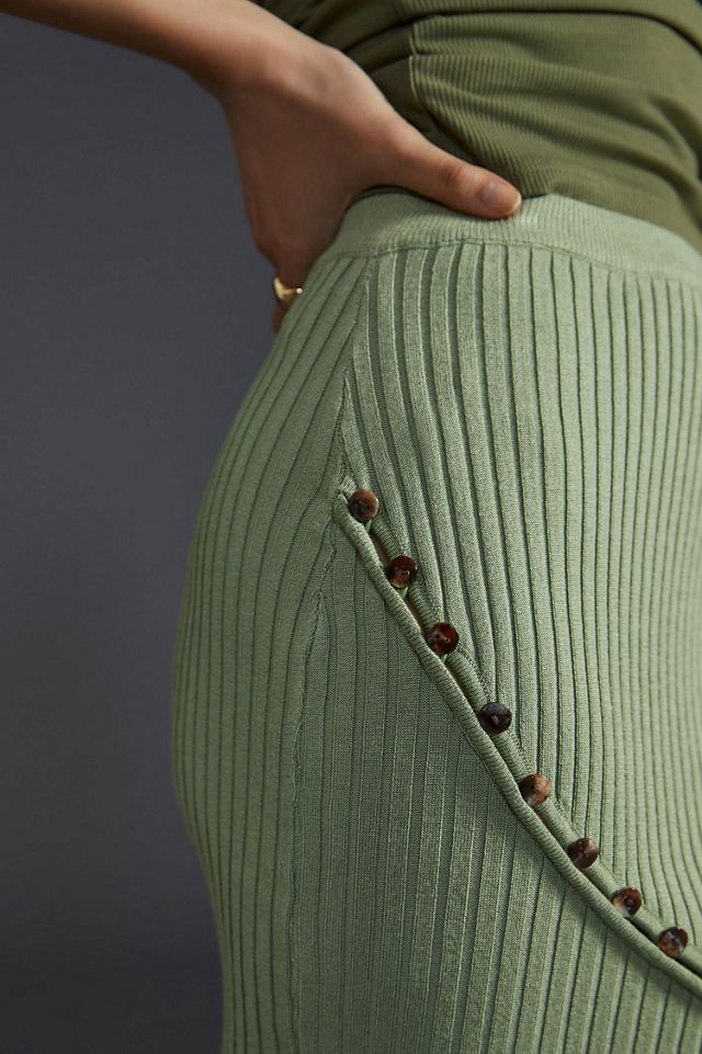 Sovere Buttonfront Knit Skirt #2