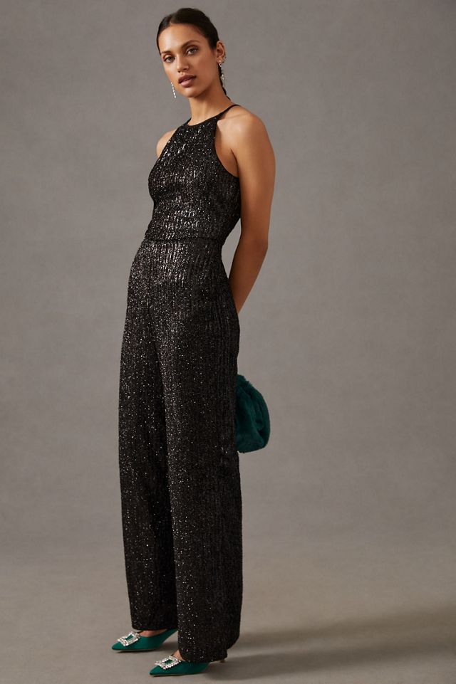 Maeve Sequin Disco Jumpsuit #3