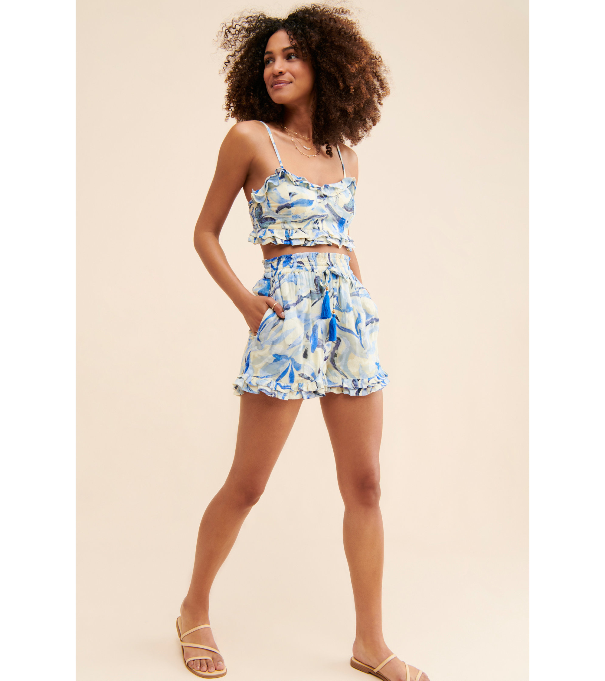 Sara Ruffle Bustier Top — Image 4
