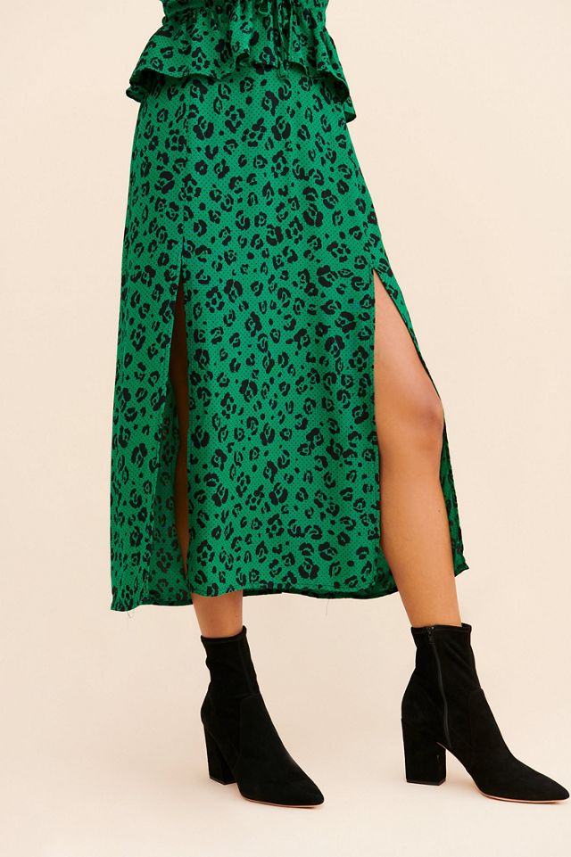 Suboo Leafy Leopard Midi Dress #2