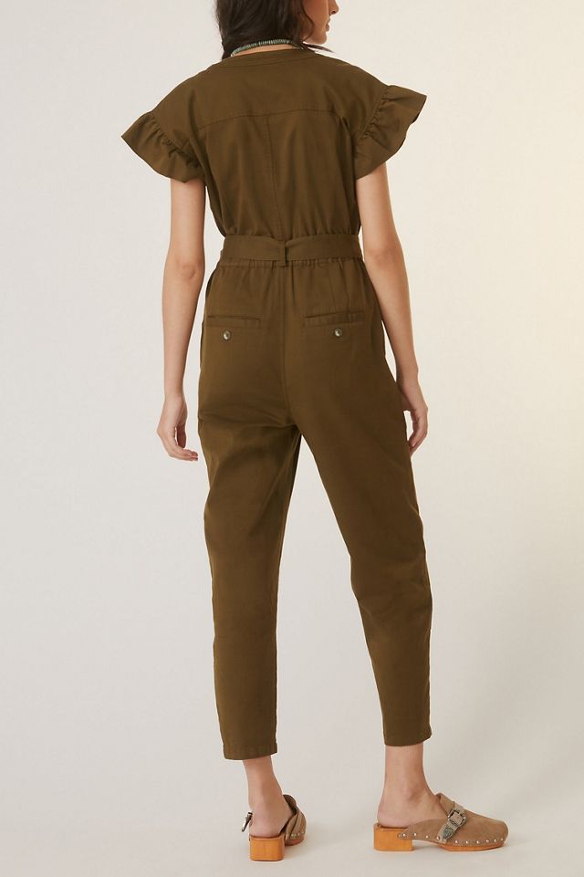 Tapered Ruffle Jumpsuit #1