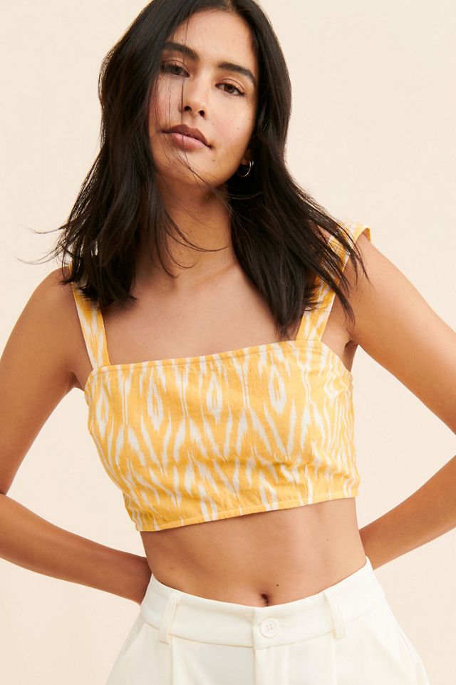 Saylor Eliah Printed Crop Top #1