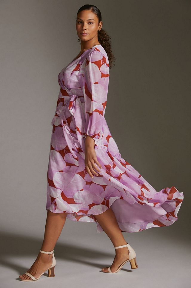 Hutch Abstract Wrap Maxi Dress #3