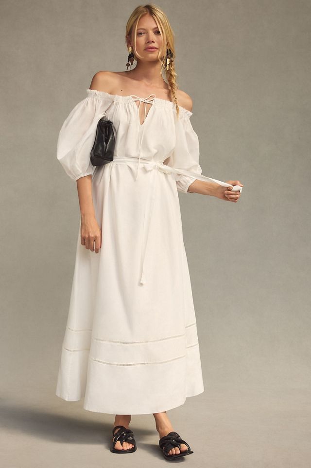 Off-The-Shoulder Peasant Dress #3