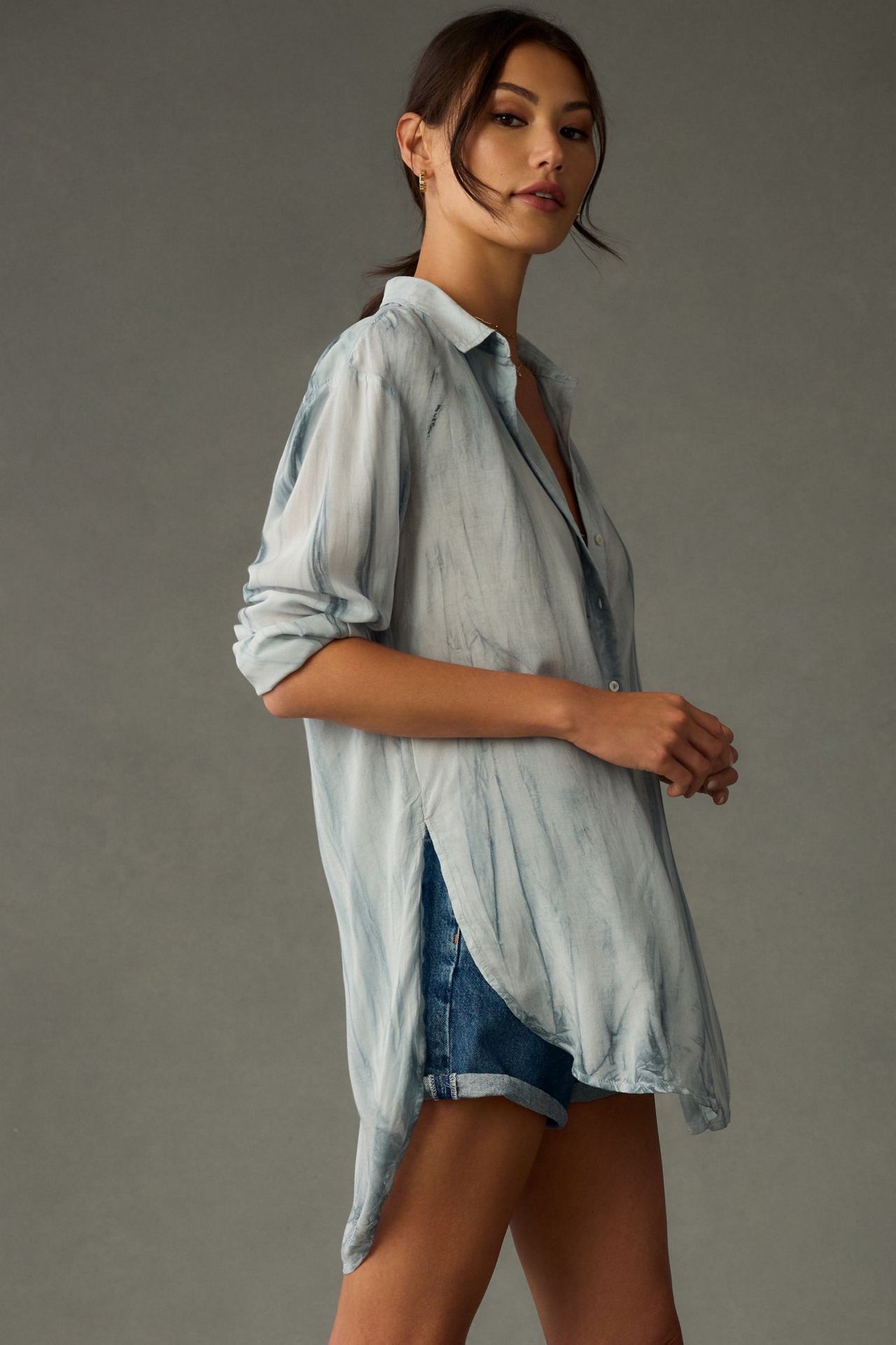 Pilcro Liquid Buttondown Shirt