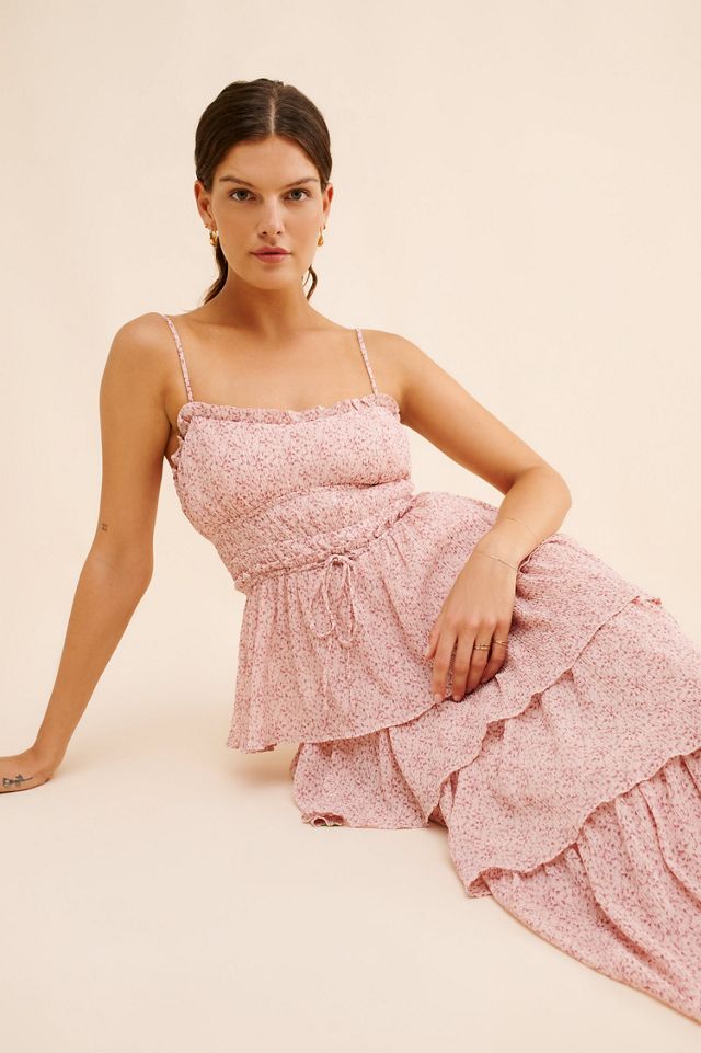 ASTR the Label Harriet Tiered Midi Dress #2