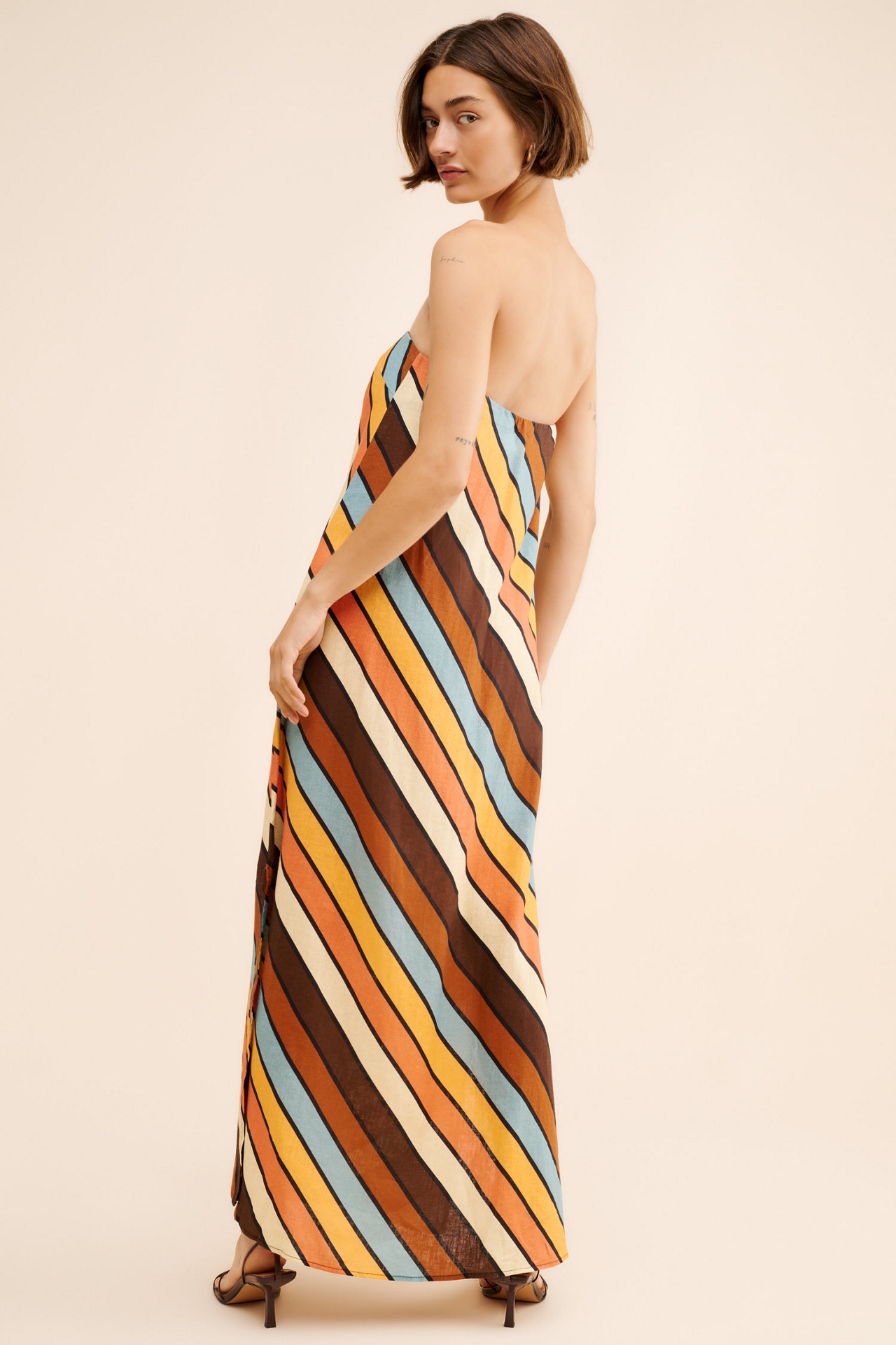 Auguste The Label Tyria Linen Blend Maxi Dress