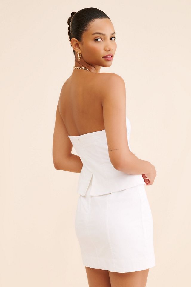 BHLDN Strapless Vest Mini Dress #1