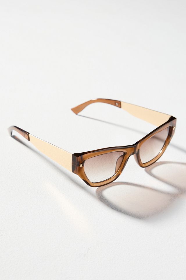 I-SEA Translucent Metal Cat-Eye Sunglasses #1