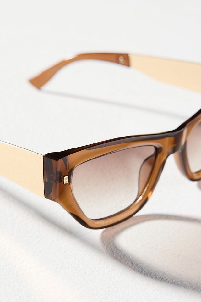 I-SEA Translucent Metal Cat-Eye Sunglasses #2