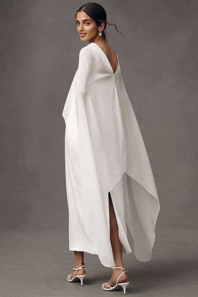 BHLDN Long Sheer Cape