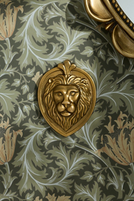 Aslan Animal Metal Gallery Wall Charm