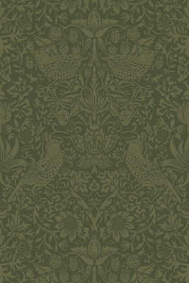 Anthropologie Tonal Bird Garden Vintage Peel-and-stick Wallpaper
