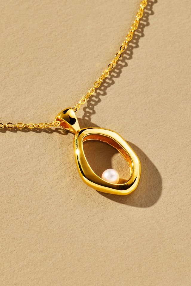 Jackie Mack Pearl Pendant Necklace #1
