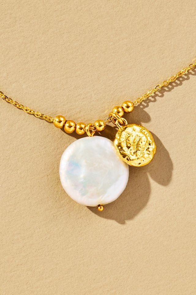 Jackie Mack Pearl Charm Elysia Necklace #1