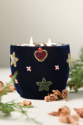 Velvet Icon Woody Fresh Balsam & Cedarwood Glass Candle