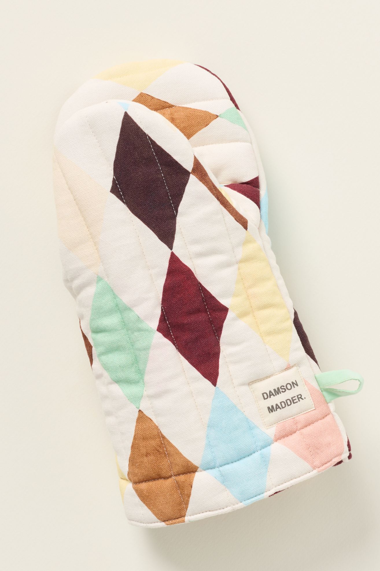Damson Madder Oven Mitt - Harlequin, Standard, One Size