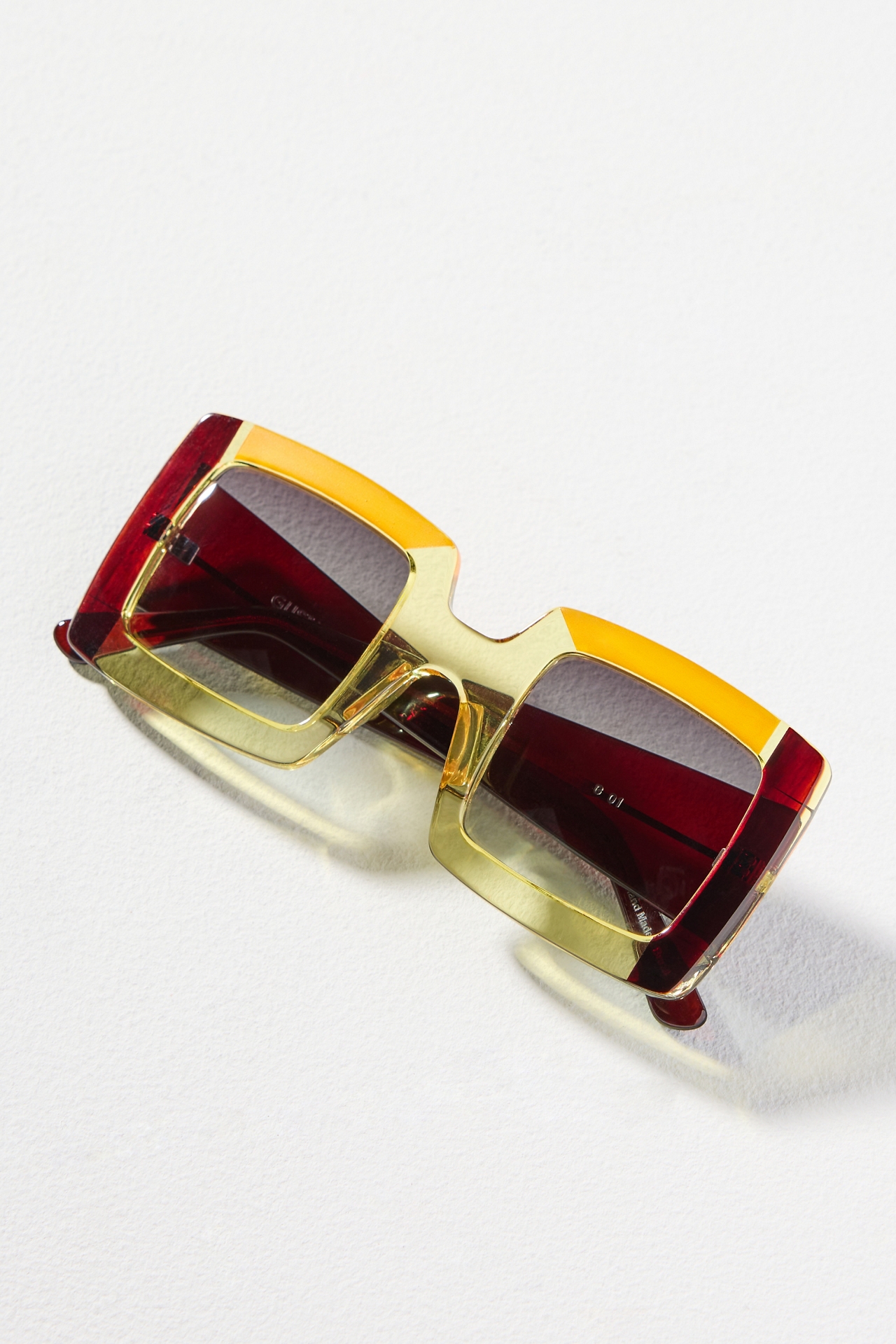 Gustavo Square Colorblock Sunglasses
