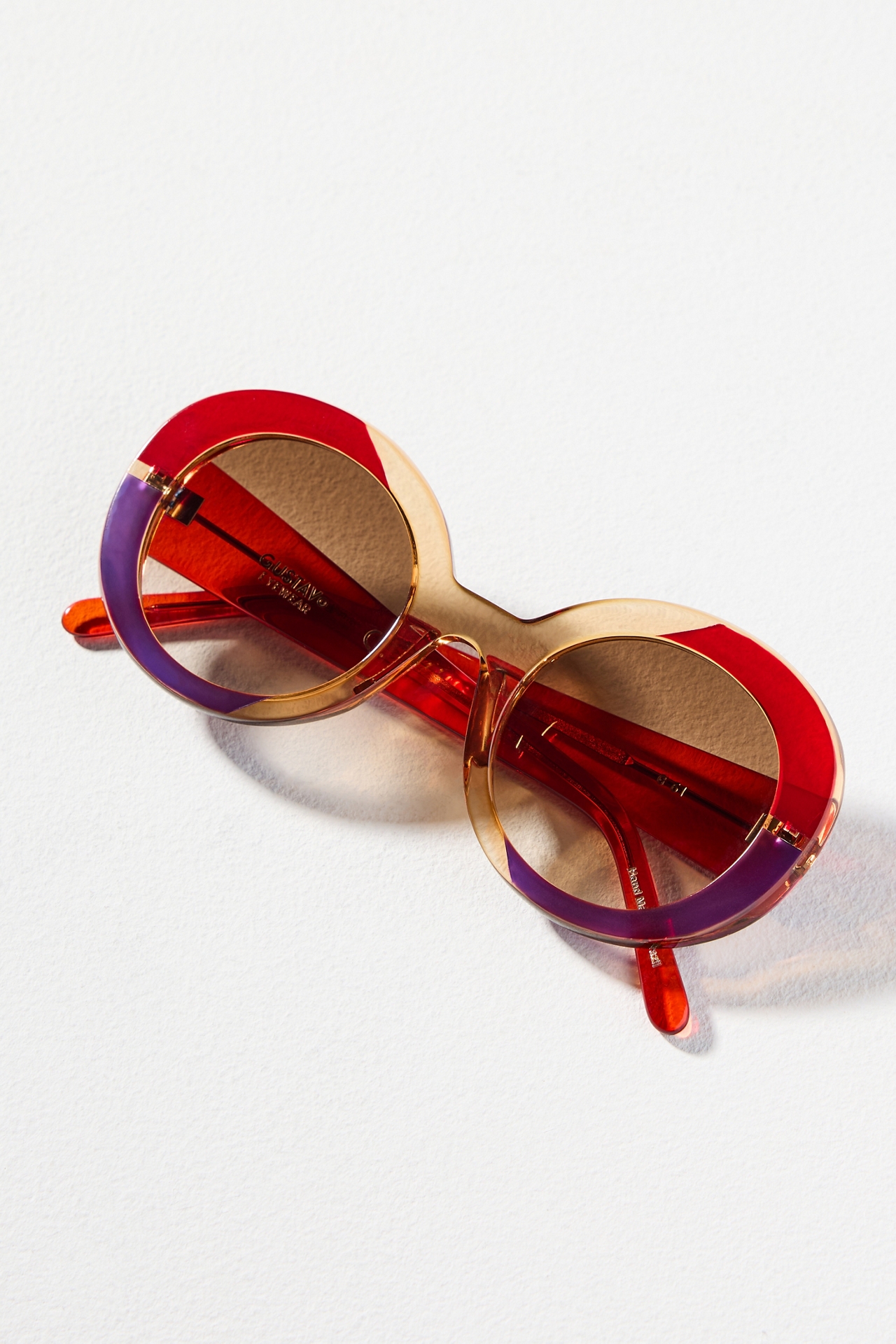 Gustavo Oval Colorblock Sunglasses