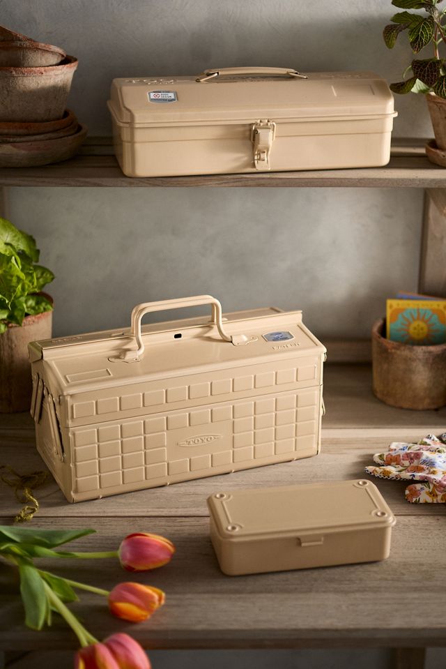 Toyo Steel Mini Seed Storage Box, Beige #1