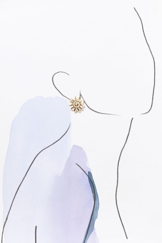 BaubleBar Cyra Sun Post Earrings #2