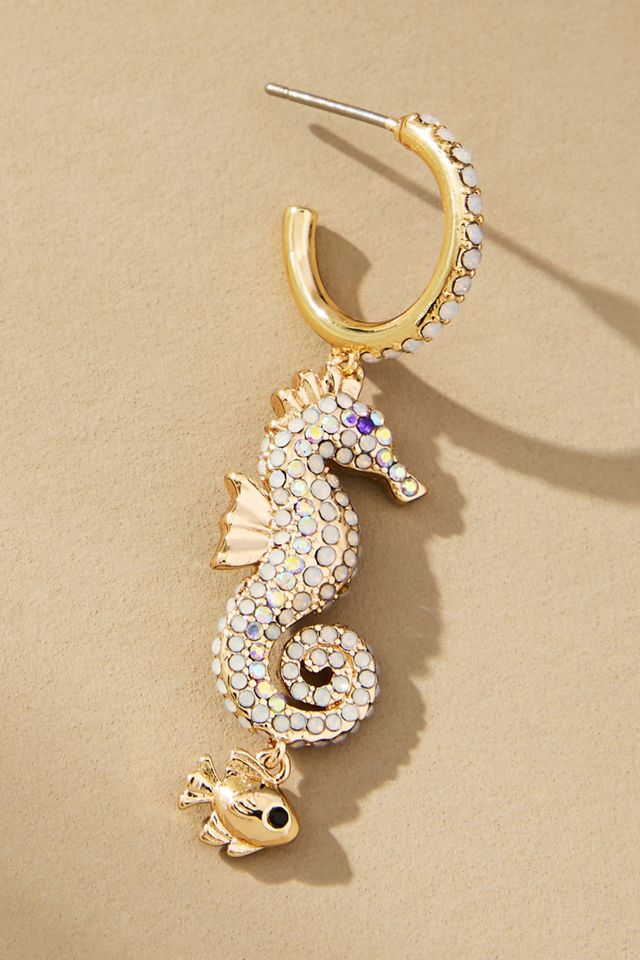 BaubleBar Vela Seahorse Drop Earrings #1