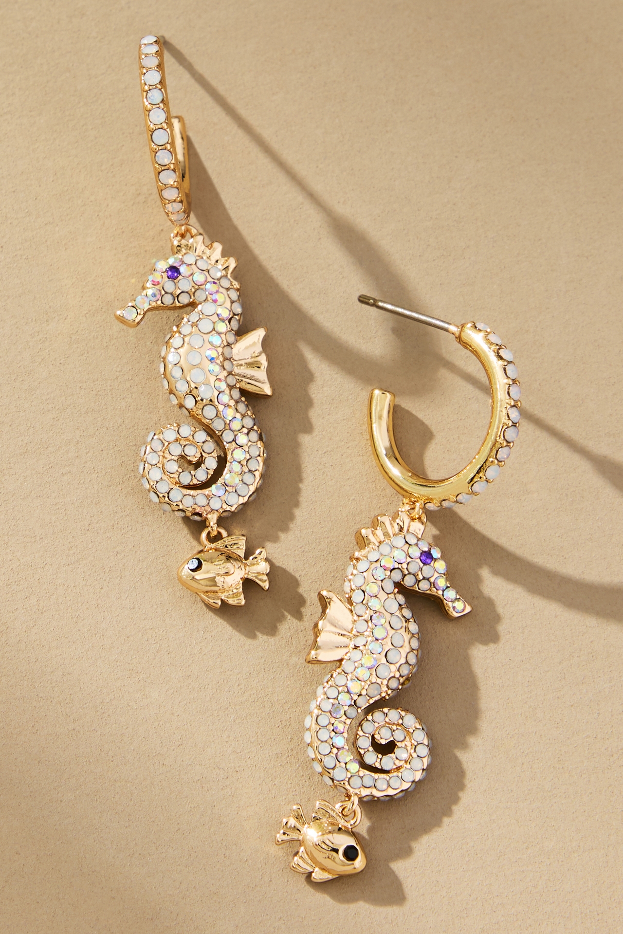 BaubleBar Vela Seahorse Drop Earrings