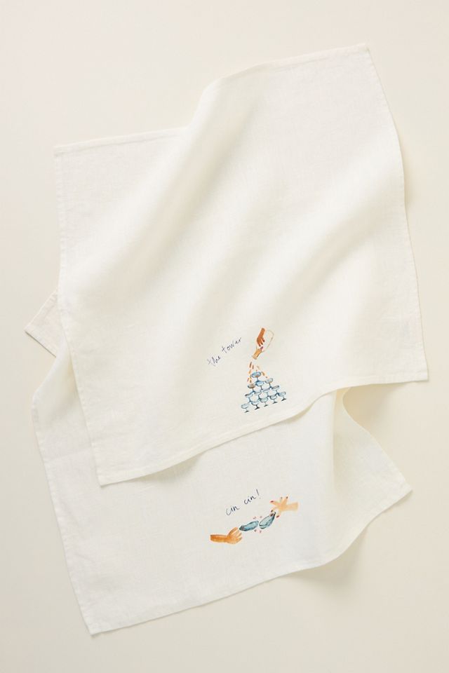 Dinette Tower Linen Napkins, Set of 2 #1