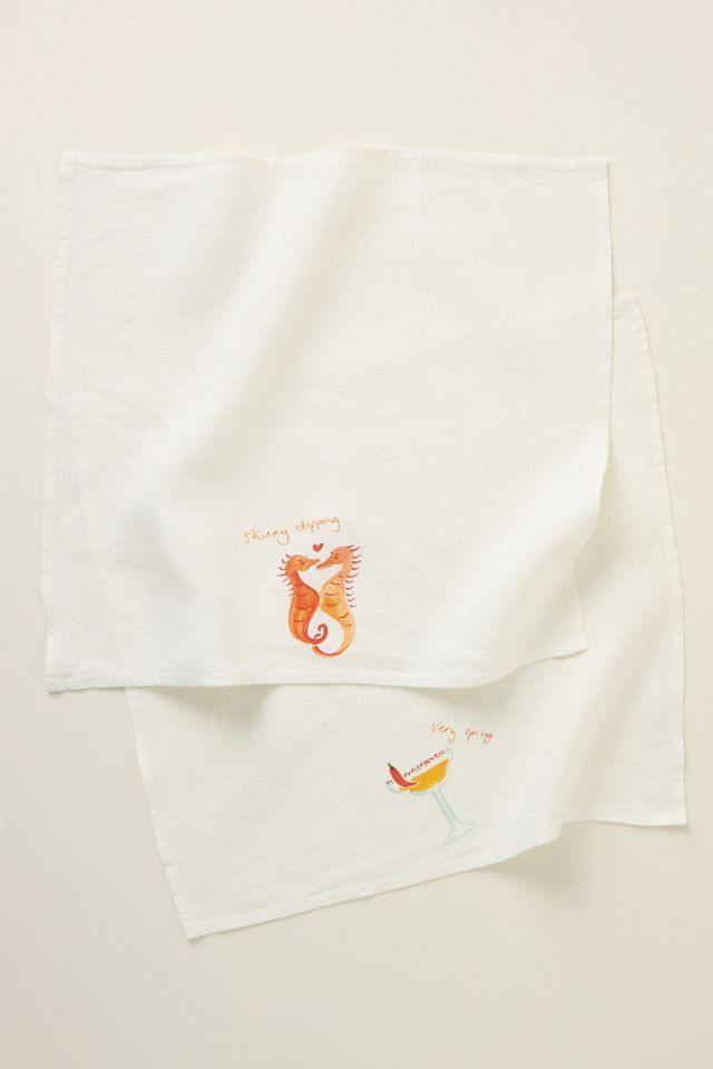 Dinette Skinny Linen Napkins, Set of 2 #1