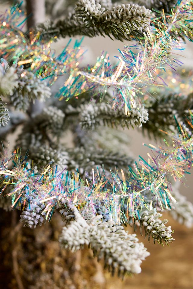 Tinsel Wrapped String Lights #2