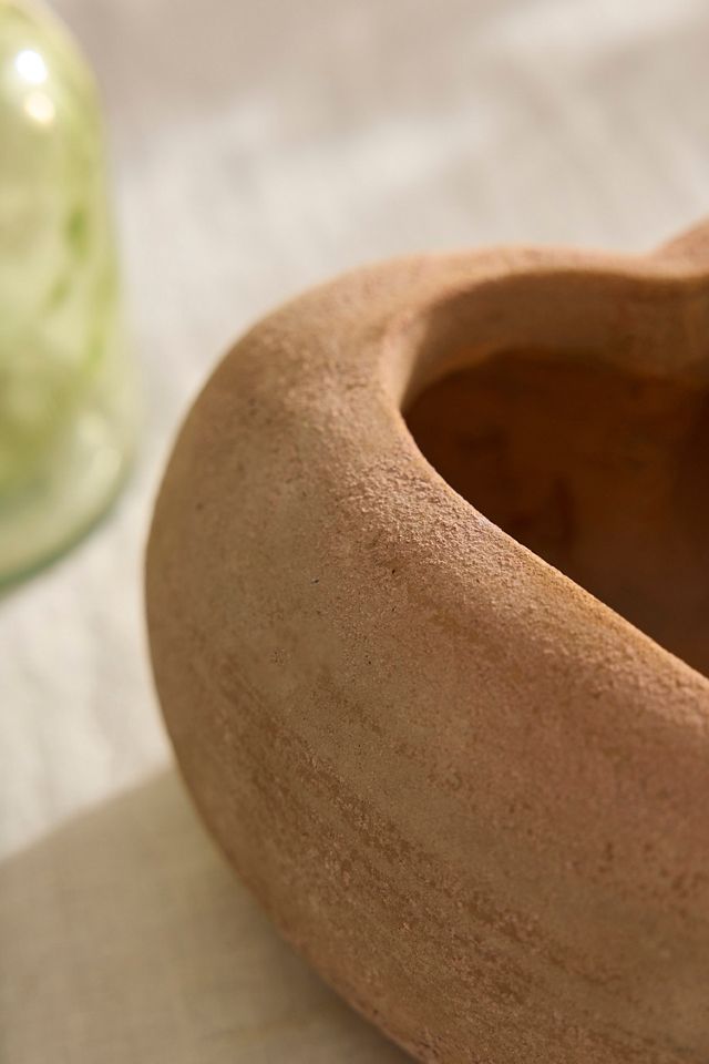 Terracotta Heart Bowl Planter #1