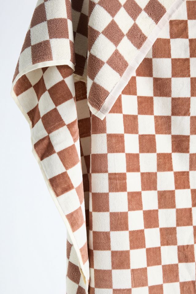 Slowtide Cotton Woven Checkered Beach Towel #1