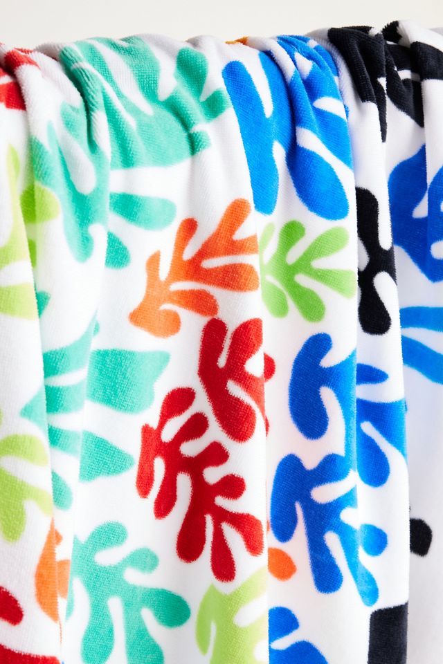 Slowtide Cotton Woven La Gerbe Beach Towel #1
