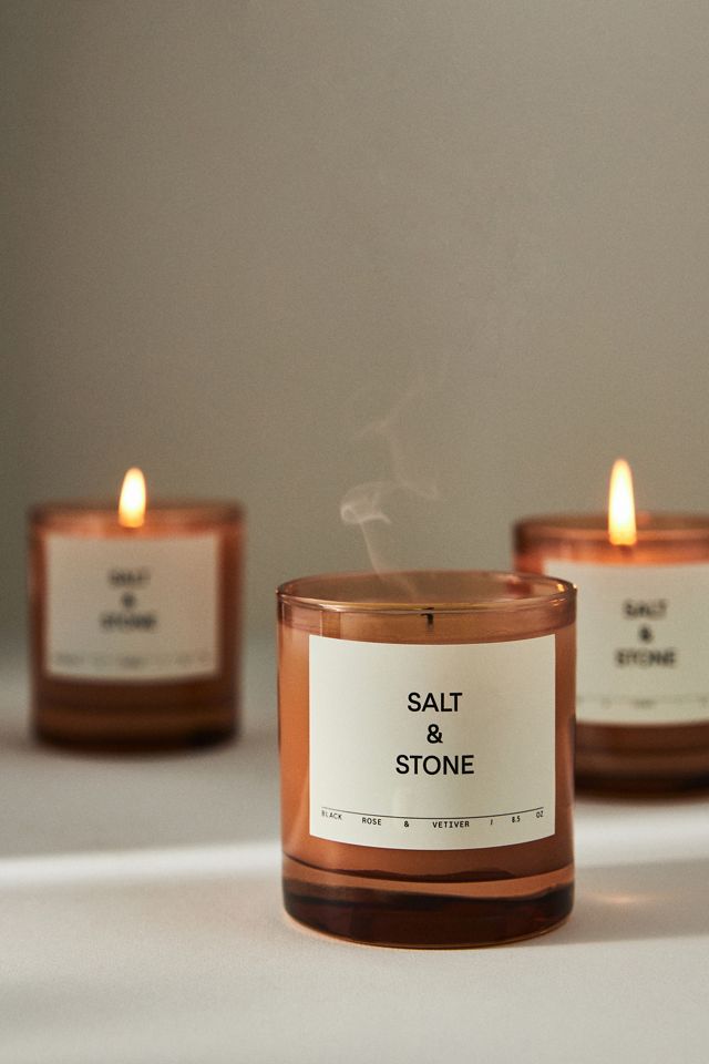 SALT & STONE Floral Black Rose & Vetiver Candle #1