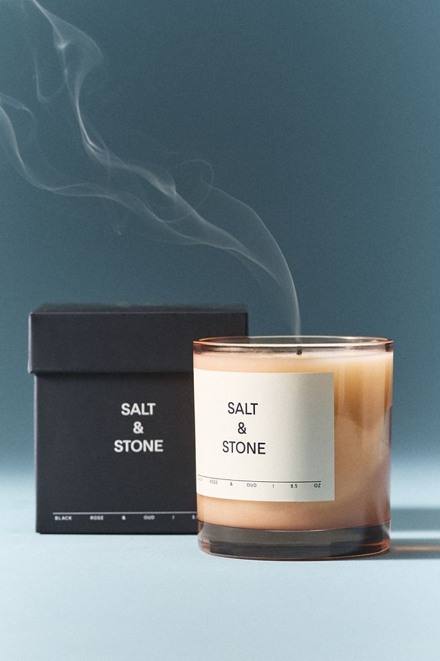 SALT & STONE Floral Black Rose & Oud Candle #2