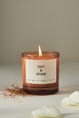 SALT & STONE Floral Black Rose & Vetiver Candle