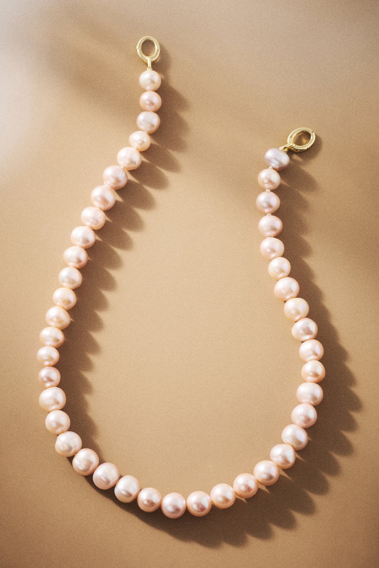 Shashi Rose Pearl Strand Necklace