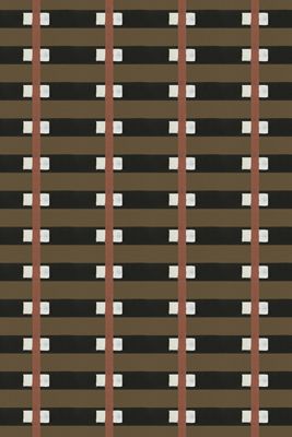 Mitchell Black Lowcountry Sweetgrass Geometric Striped Wallpaper