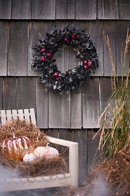 Gothic Garden Dried Wreath