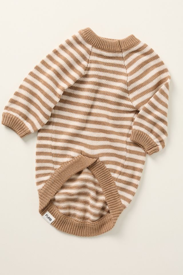 FURB Like a Bandit Striped Pet Sweater #1
