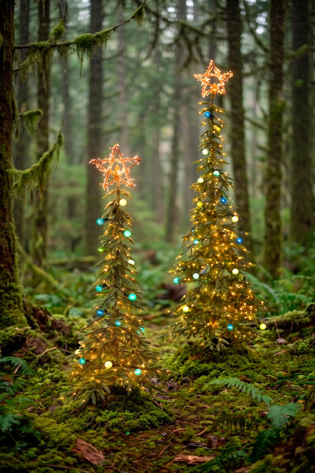 Terrain Illuminated Vine Star Tree Topper #3