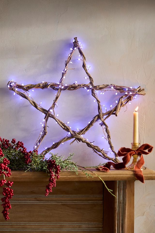 Color-Changing Lit Vine Star #2