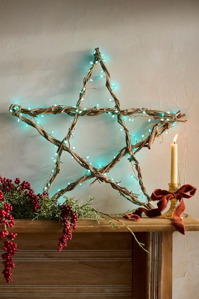 Color-Changing Lit Vine Star #3