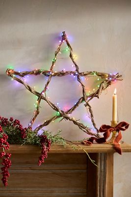 Color-Changing Lit Vine Star