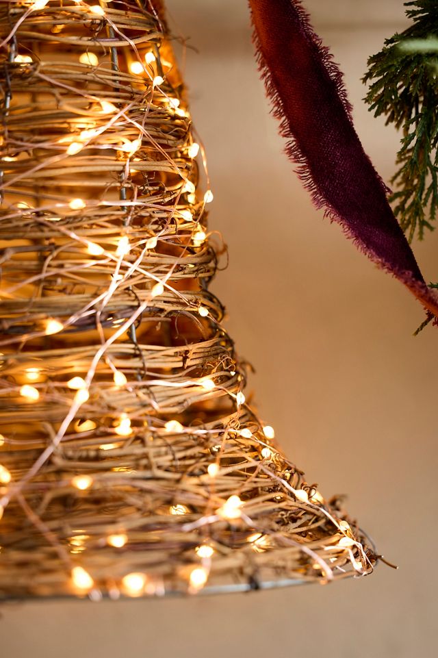 Twinkling Illuminated Vine Bell #1