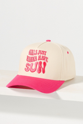 Cheveux Corp. Sun Theme Trucker Hat In Pink