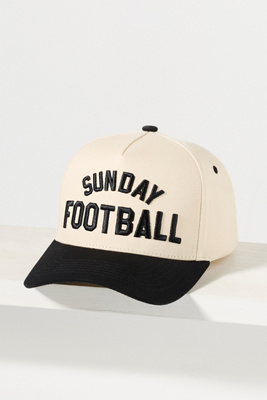 Cheveux Corp. Sunday Football Trucker Hat In Black