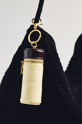 Anthropologie Lipstick Case Bag Charm In Neutral